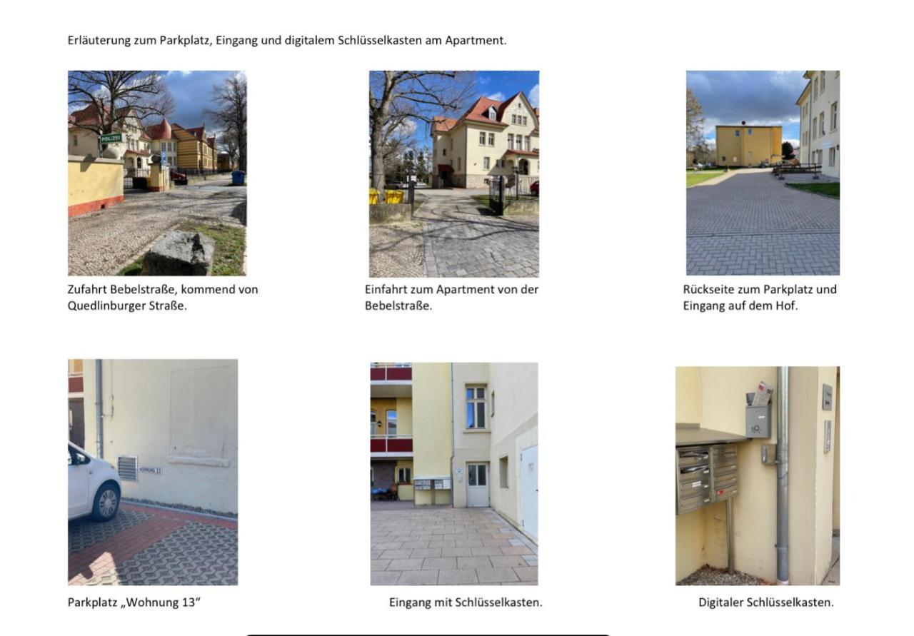 Apartment Zur Wiege Anhalts Ballenstedt Exterior photo